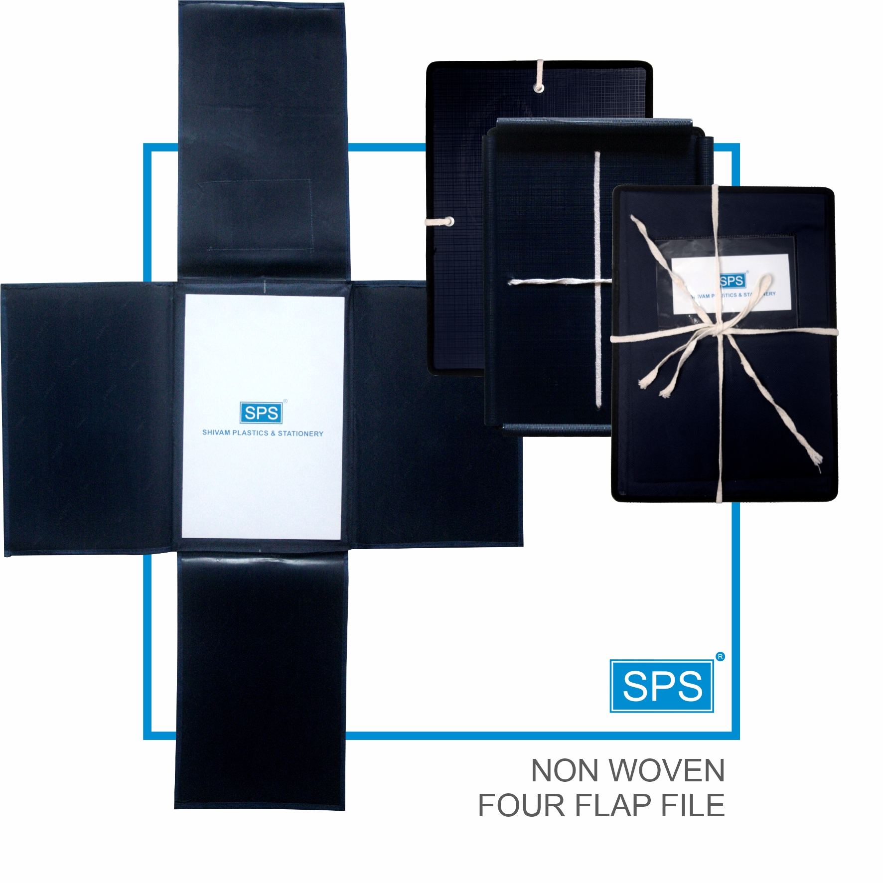 NON WOVEN FOUR FLAP FILE